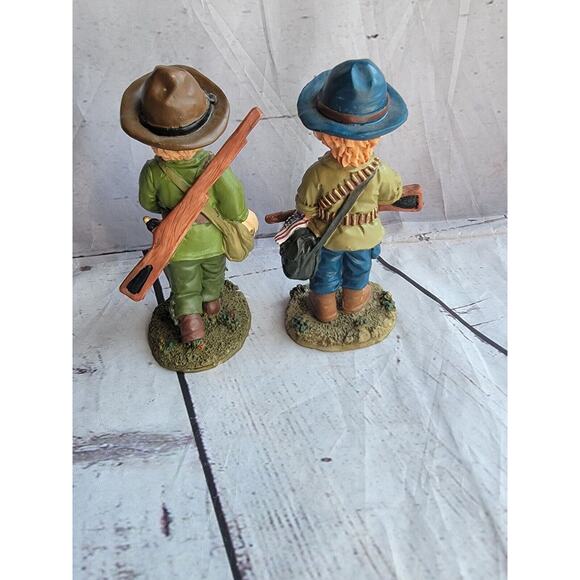 Soldier Boys Boy Scout Figures Set 2 Resin 5 inches Tall - Picture 5 of 8